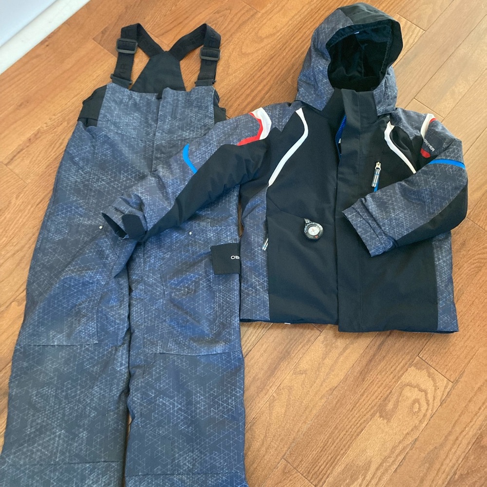 Obermeyer ski suit jacket and pants size 6 kids